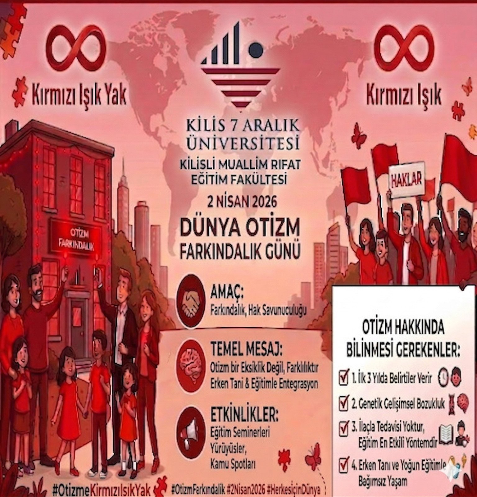 Otizmi eksiklik olarak değil, bir farklılık olarak kabul ediyoruz!